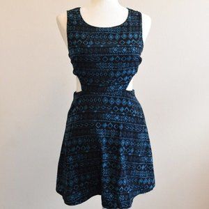 Nwt ONE CLOTHING Sexy Blue/Black Dress S party cocktail casual small NEW